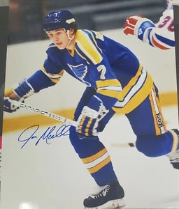 Autographed Joe Mullen St. Louis Blues 11x14 photo - w/COA - Picture 1 of 1