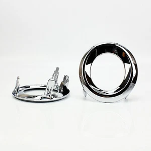 Pair Fog Light Bezel Frame Cover Trim For Toyota Land Cruiser Prado 2014-2017 - Picture 1 of 3