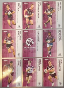 2025 NRL Traders Common Team Set 9 Cards **Manly Warringah Sea Eagles** - Picture 1 of 2