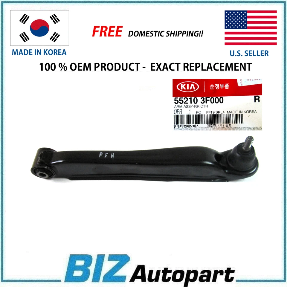 GENUINE !! REAR-RIGHT LOWER CONTROL ARM FOR 04-06 KIA AMANTI 55210-3F000 - Image 1 of 3
