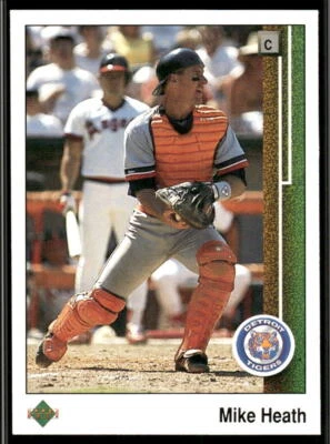 1989 Upper Deck #654 Mike Heath - Image 1 of 2