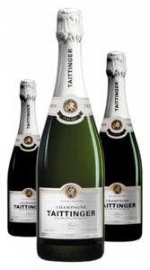 3 x Champagne Taittinger Demi Sec