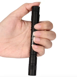 SkyWolfEye XP-2 2*AAA XPE-R3 LED 120LM Lamp Clip Mini Penlight Torch Flashlight - Picture 1 of 3
