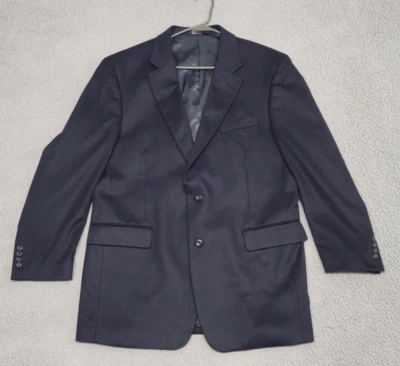 Chaqueta Abrigo Deportivo Jos A Bank Blazer Para Hombre 46L Azul Marino Cachemira 2 Botones Foto 1 de 4