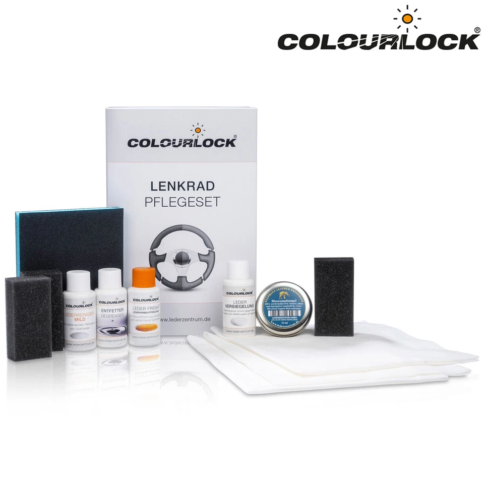 COLOURLOCK Lederreparatur Set Lenkrad Leder & Kunstleder Lederfarbe schwarz ND - Bild 1 von 4