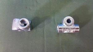 Brake line 2 Way tube mounting Tee bracket Tread M10x1 zinc coated (sold each) - Picture 1 of 1