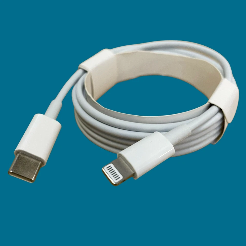2m USB-C to 8 Pin Data Charging Cable Sync Wire Lead For Apple iPhone 12 Phones - Image 1 of 1