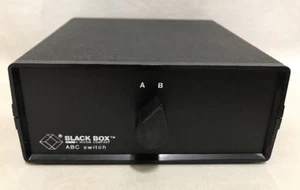 MICOM BLACK BOX BLACKBOX 2-POSITION ABC SWITCH SW088B-FFM A-B - Picture 1 of 6