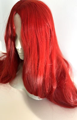 Peluca Cosplay Roja Larga Recta Adulto Sally Nueva con Etiqueta Original Foto 1 de 4