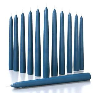 8 inch Taper Candles Set of 12 - Dinner Candles Dripless - Tall Candles Long ... - Picture 1 of 7