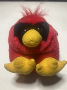 Vtg 1994 Swibco Puffkins Casey the Cardinal Red Bird 5" Plush Stuffed Animal - Picture 1 of 13