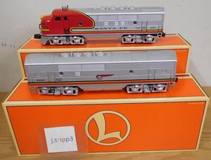 Lionel 6-18130 Santa Fe SF Red Warbonnet F3 AB Diesel Engine Train O Gauge TMCC - Picture 1 of 12