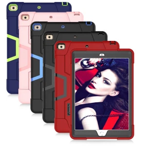 iPad 10.2 inch (7th/8th/9 Gen) Shockproof Soft Silicone Case+Screen Protector - Picture 1 of 26