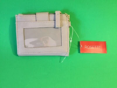 New ROSETTI Woman’s Wallet Grey w/Silver MSRP $29.00 - Image 1 of 4