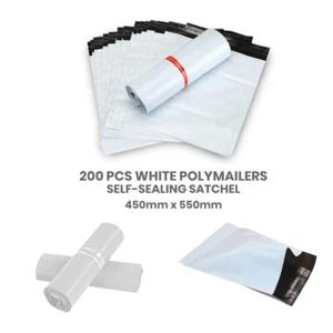 200x Poly Mailer 450 x550mm Plastic Satchel Courier Self Sealing Shipping Bag - Picture 1 of 11