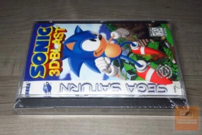 Sonic 3D Blast (Sega Saturn 1996) FACTORY SEALED! - RARE! - Image 1 of 4
