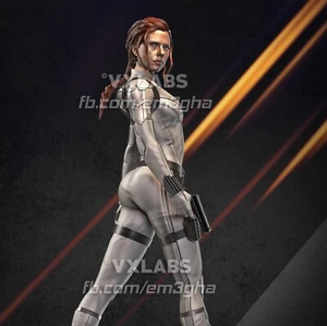 Black Widow Statue 3D Print Unpainted/Unassembled - Picture 1 of 8