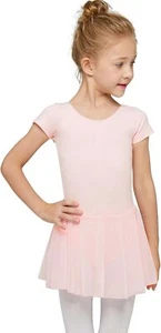Toddler Girls Dance Ballet Leotard with Tutu Skirt Outfit Dress Tights Ballet... - Picture 1 of 8
