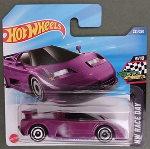 HOT WHEELS 2025 '94 BUGATTI EB11O SS, PURPLE, SHORT CARD. - Picture 1 of 1