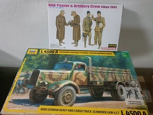 GERMAN 4WD TRUCK MERCEDES-BENZ L 4500A ZVEZDA 1/35+DRAGON - Foto 1 di 4