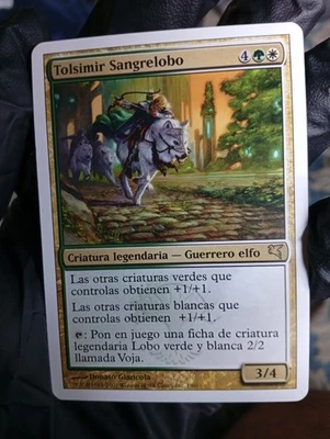MTG Tolsimir Wolfblood EXC. VERY RARE SPANISH Salvat-Hachette 2007 WOTC - Image 1 of 4