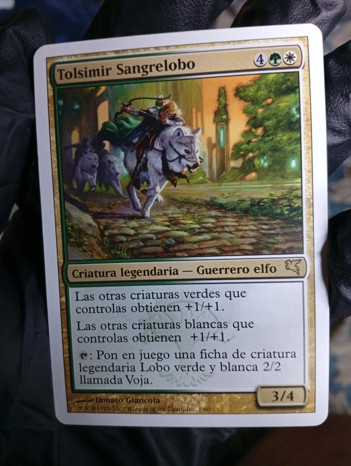 MTG Tolsimir Wolfblood EXC. VERY RARE SPANISH Salvat-Hachette 2007 WOTC - Image 1 of 4