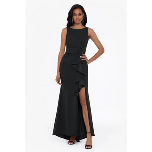 Betsy & Adam "Christine" Scuba Krepp Rüschen Schleife Kleid schwarz Neu mit Etikett 8 - Bild 1 von 7