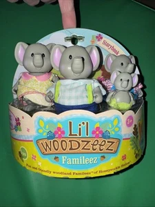 Lil Woodzeez Elephant Family Oliphant 5pc Hollow Calico Critters Playset - Picture 1 of 5