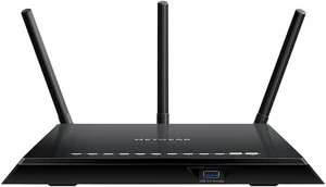 Dwuzakresowy router WiFi dużej mocy z 5 portami Ethernet 100-240V szyfrowanie WPA - Zdjęcie 1 z 6