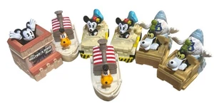 Disney McDonalds Happy Meal Spielzeug Set 8 Mickey Minnie Goofy Pluto Ride Fahrzeuge  - Bild 1 von 6