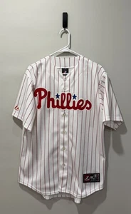 Vintage Philadelphia Phillies Shane Victorino Trikot Herren Medium Majestic Weiß - Bild 1 von 3