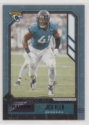 2020 Panini Playbook Purple Josh Hines-Allen Josh Allen #18 - Image 1 of 2