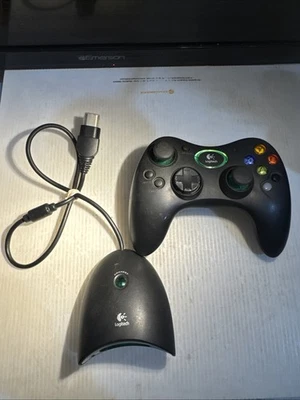 Logitech Wireless Microsoft Original Xbox Precision Controller Complete G-X3B12 - Image 1 of 4