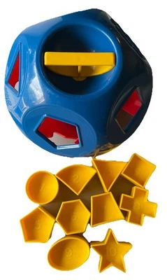 De colección Tupperware O Ball Clásico Tupper Toys Clasificador de Forma Destreza Completo Foto 1 de 4