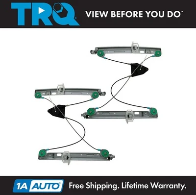 TRQ Front Door Power Window Regulator Pair Set of 2 for 07-12 Dodge Caliber Foto 1 de 4