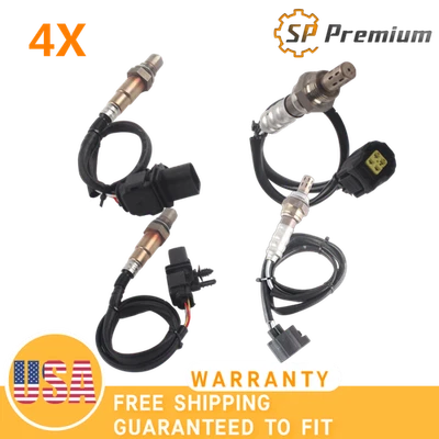 4 шт датчиков кислорода O2 Lambda вверх и вниз по течению для Mercedes-Benz S560 V8 - Изображение 1 из 4