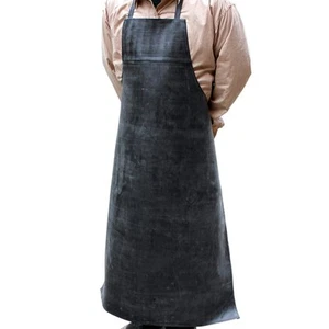 Waterproof Natural Rubber Apron 42" Chemical Work Apron Acid Resistant Oil Pr... - Picture 1 of 8