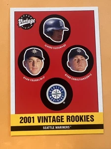 SCHÖNES 2001 Upper Deck Vintage Rookies - Ichiro Suzuki #346 ROOKIE CARD RC - Bild 1 von 2