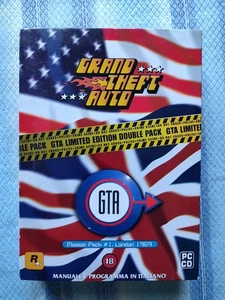 GTA GRAND THEFT AUTO LIMITED EDITION DOUBLE PACK PC CD BIG BOX italiano leader - Imagen 1 de 16