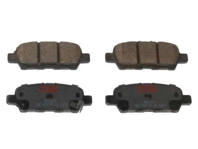 Rear Brake Pad Set For 2009-2013 Suzuki Grand Vitara 2010 2011 2012 JV385RD - Image 1 of 1