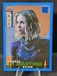 SOPHIA DI MARTINO as Sylvie 2024 Upper Deck Marvel Studios Series 1 Loki SE Blue - Picture 1 of 3