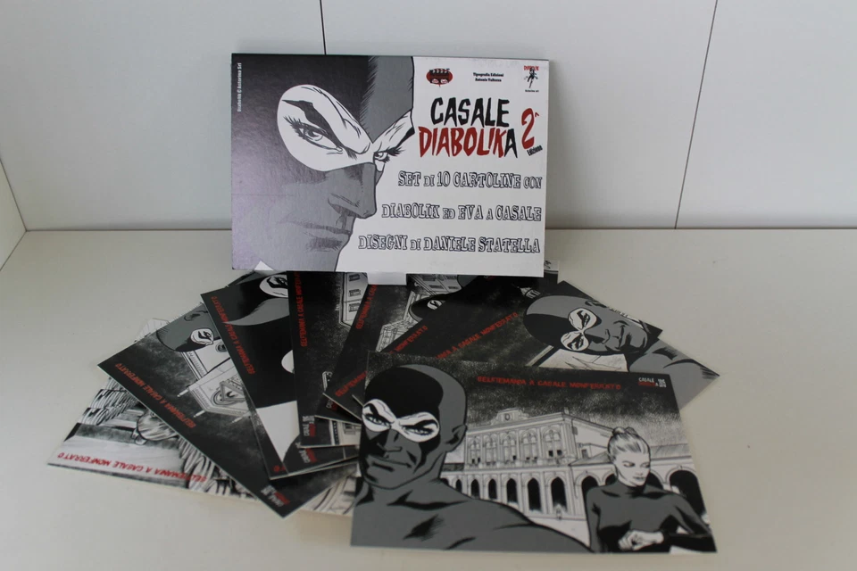 Cofanetto Cartoline CASALE DIABOLIKA DIABOLIK ill.STATELLA Foto 1 de 1