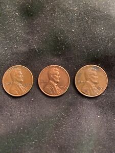 1962, 1963, 1964 lincoln memorial cent rare 