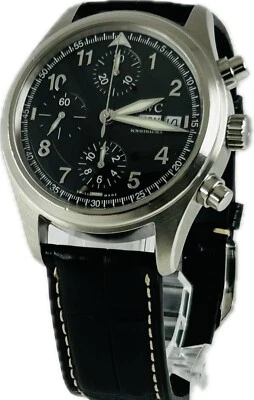 IWC Spitfire IW370613 schwarzes Zifferblatt Chronograph Uhr TOP++ A1786 - Bild 1 von 4