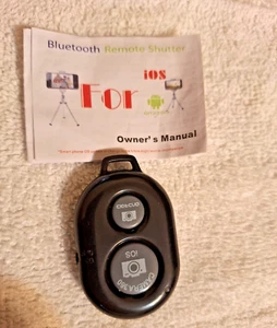 Camera Shutter Wireless Bluetooth Button Remote Control for Android Apple iPhone - Picture 1 of 2