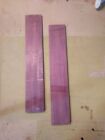 Purpleheart Ukulele Fingerboard blank for luthier, 2.2&quot; x 12.8&quot; x 0.3&quot;