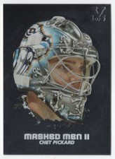 2009-10 In The Game Between Pipes Masked Men II Silver Chet Pickard /5 #MM-15
