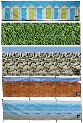 OLPRO Compact Windbreaks (Steel Poles)  Multiple OLPRO Designs Available  - Image 1 of 4