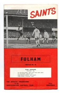 Southampton v Fulham – Division 1 – 25/03/1967 includes match reports - Picture 1 of 2