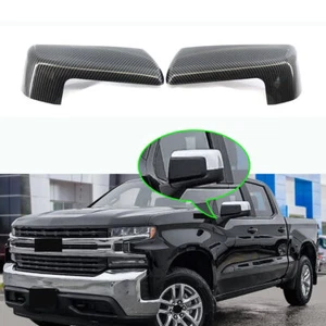Carbon Fiber Rearview Mirror Cover For Chevrolet Silverado for GMC Sierra 1500 - Foto 1 di 10